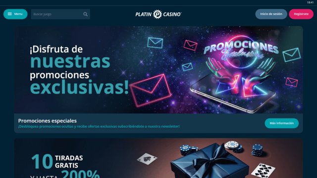 Platincasino screenshot 3