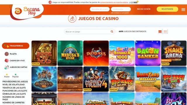 BacanaPlay Casino screenshot 1