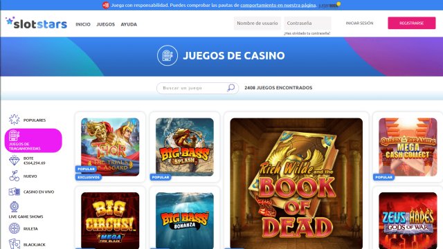 SlotStars Casino screenshot 1