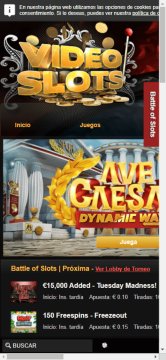 Videoslots Casino screenshot 4