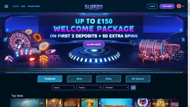 Slotzo Casino screenshot 1