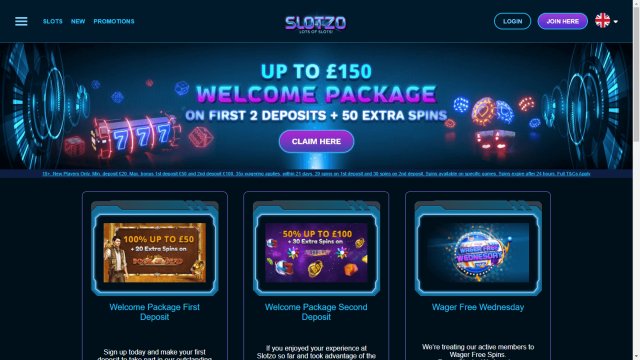 Slotzo Casino screenshot 3