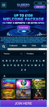 Slotzo Casino screenshot 5