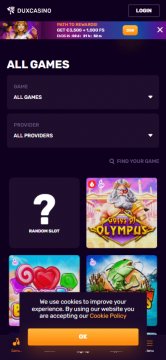 Duxcasino screenshot 5