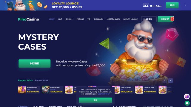 PinoCasino screenshot 1