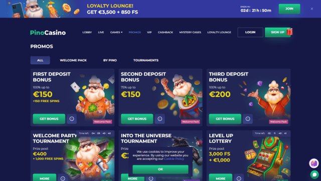 PinoCasino screenshot 3