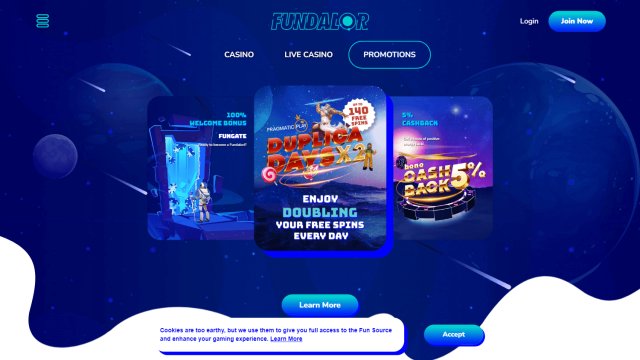 Fundalor Casino screenshot 2