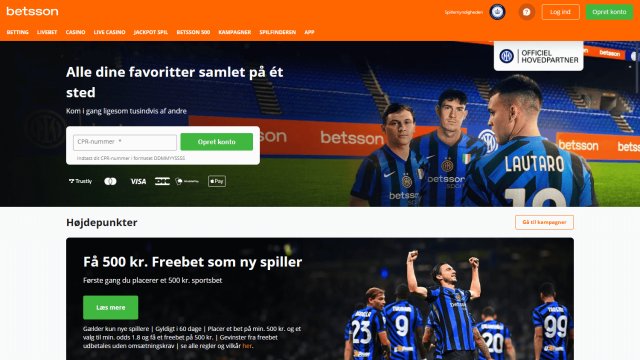 Betsson Casino screenshot 1