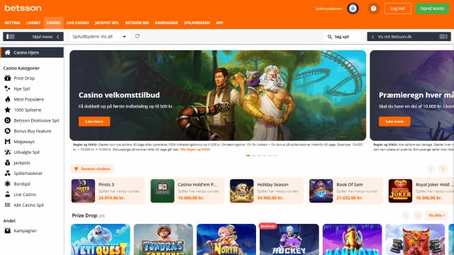 Betsson Casino screenshot 2