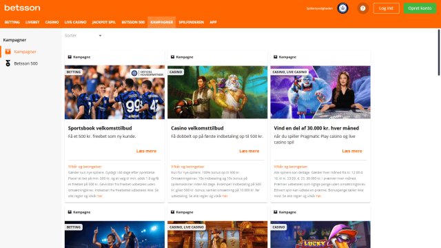 Betsson Casino screenshot 3