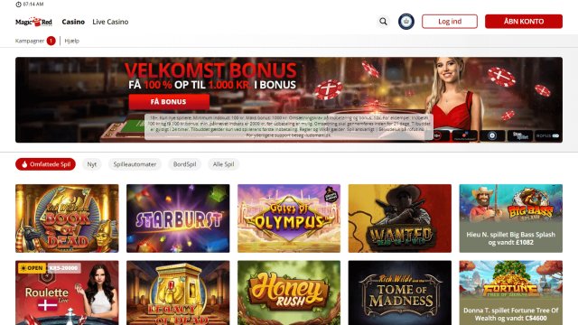 Magic Red Casino screenshot 1