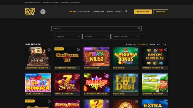 Fair Play Casino screenshot 2